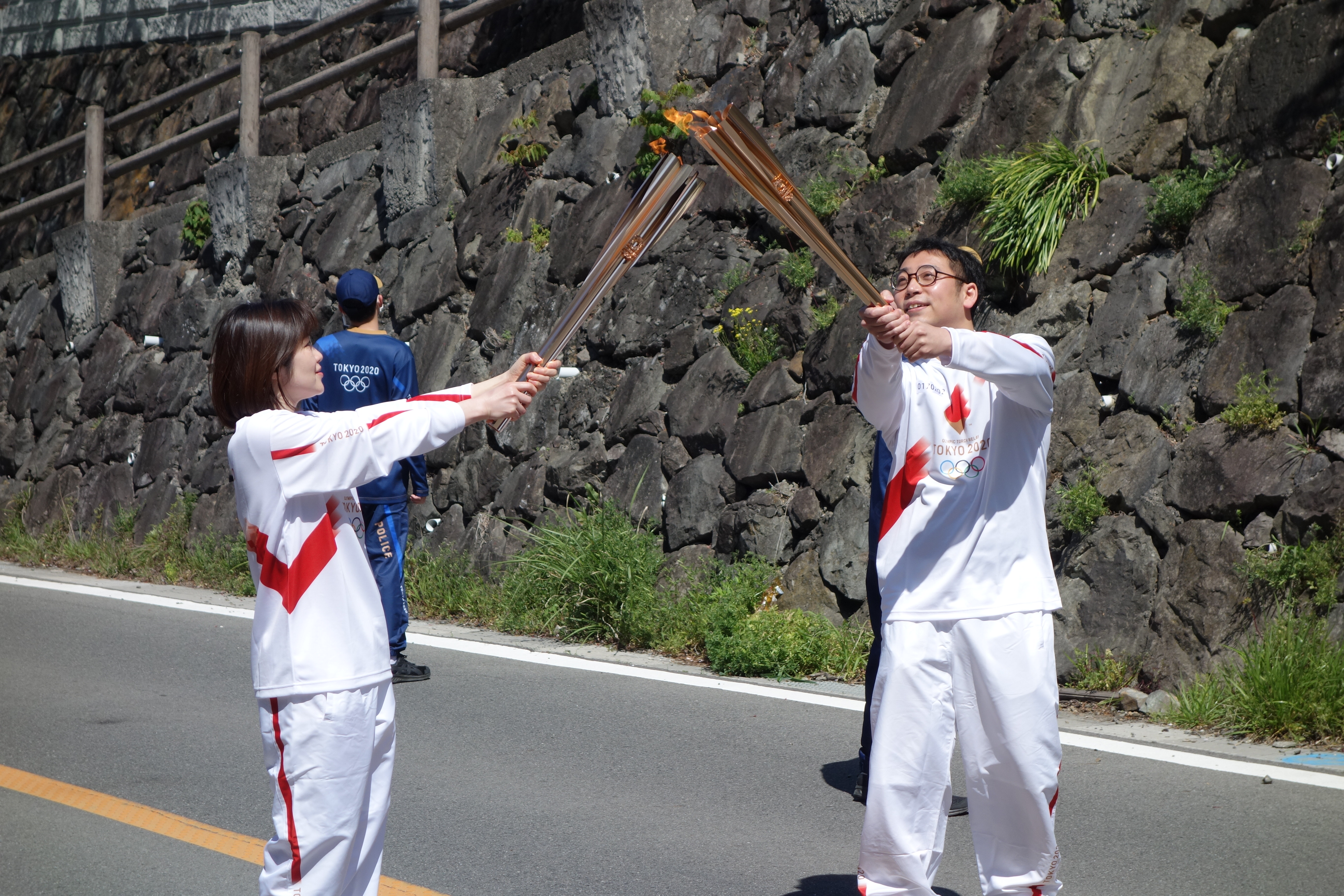 オリンピック聖火リレー 皆楽園和歌山介護 皆楽園 地域に根ざした 安心できる介護支援を